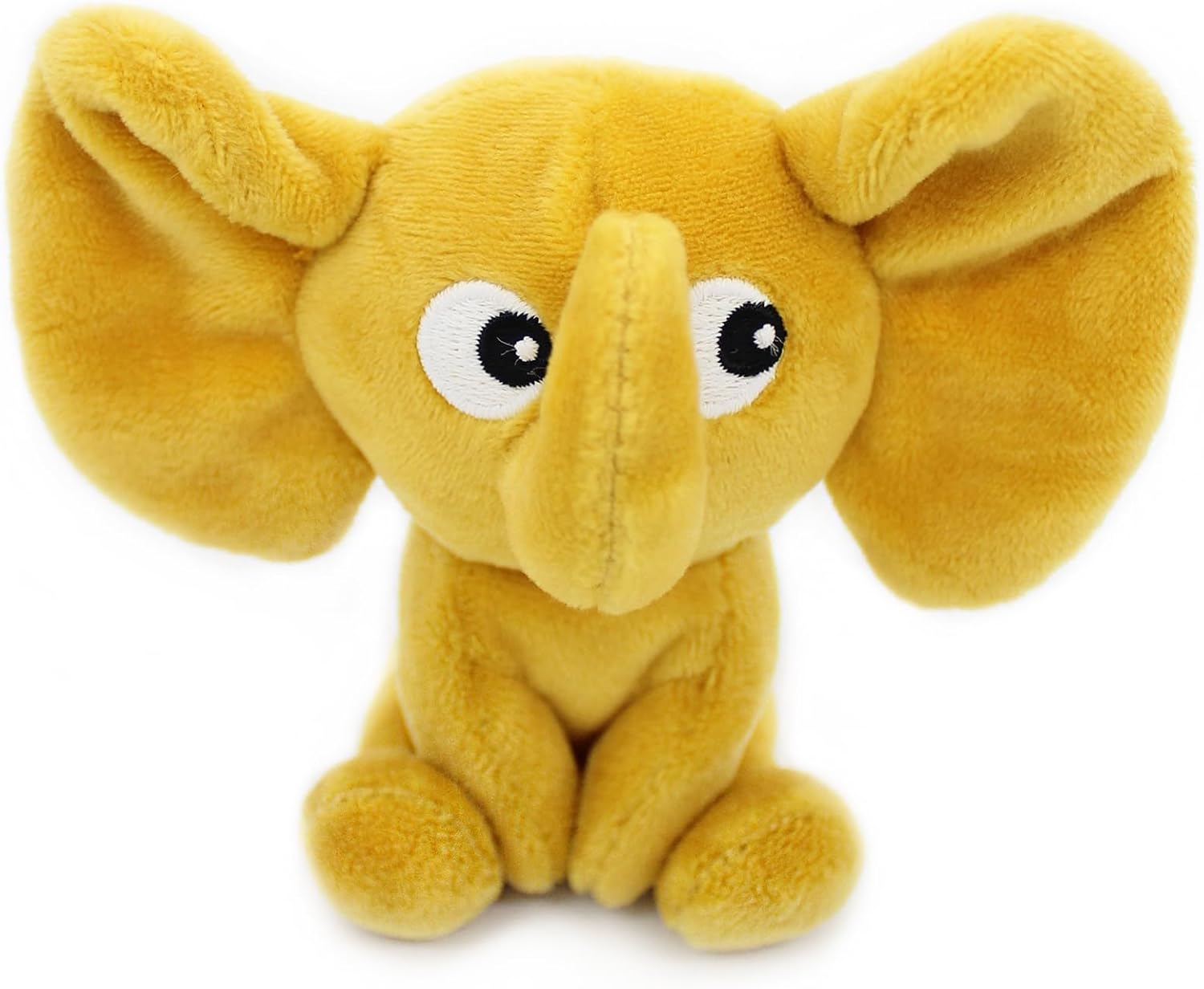 Pluszowy słoń mama i dziecko w żółtym kolorze miękka maskotka dla dzieci BV JACOB COMPANY