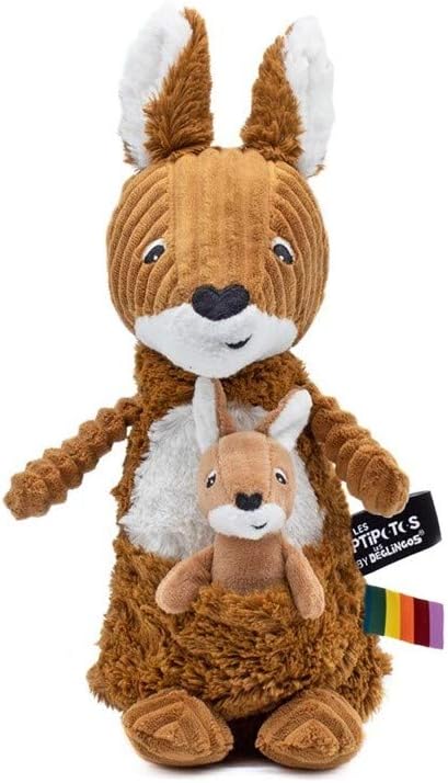 Pluszowy kangur mama i dziecko miękka zabawka dla dzieci od BV JACOB COMPANY