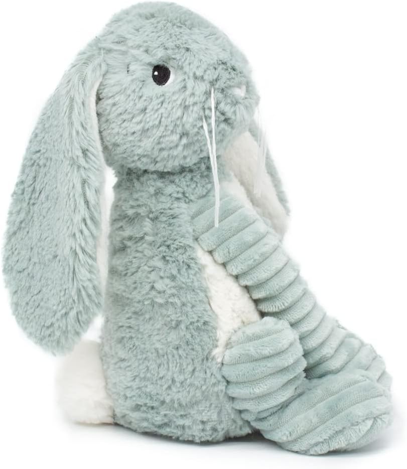 Miętowy królik pluszowy z długimi uszami i miękkim futerkiem od BV JACOB COMPANY