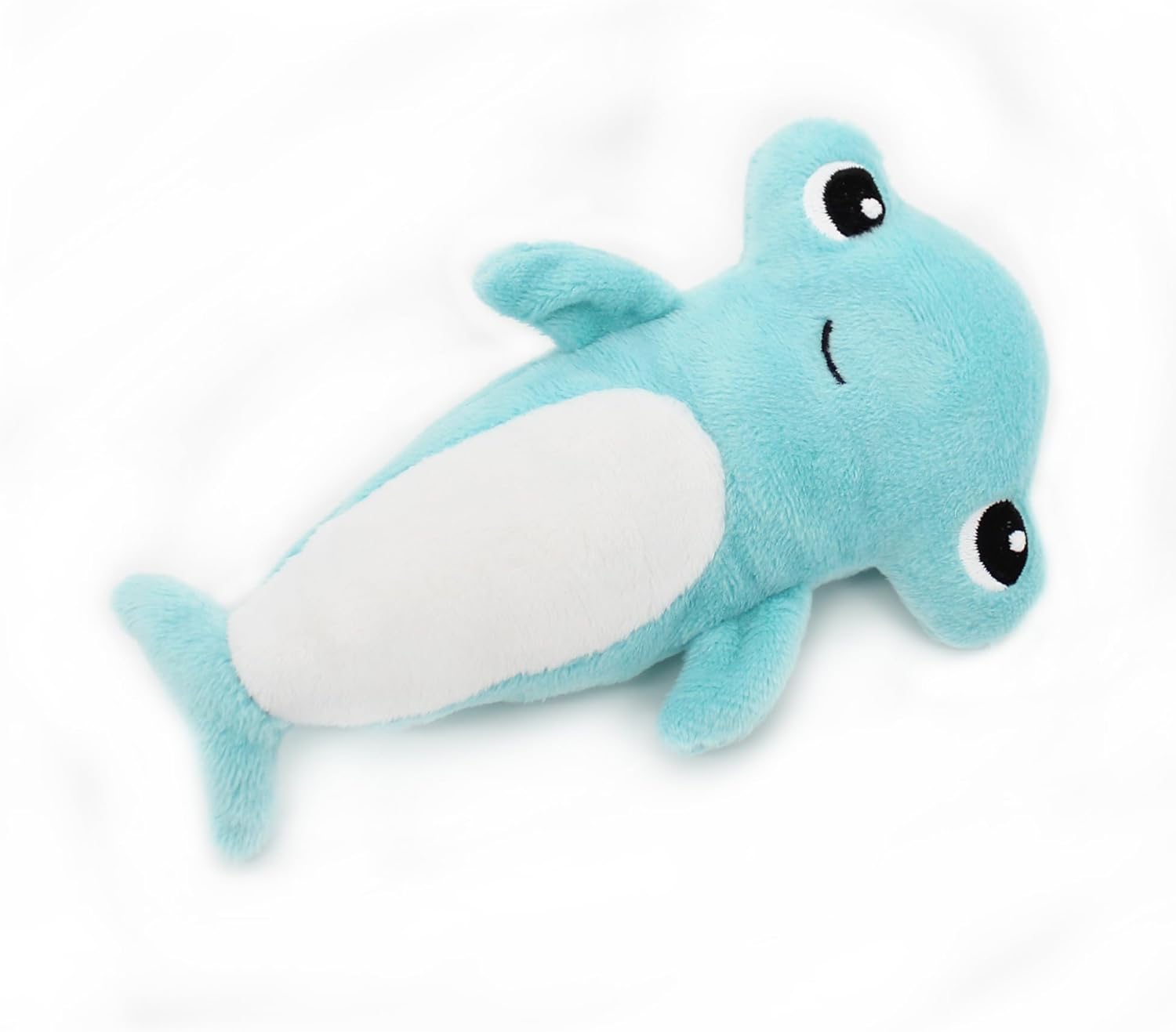 Pluszak wieloryb błękitny miękki i przyjazny do przytulania dla dzieci