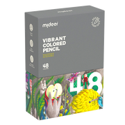 Zestaw kredek olejnych mideer 48 sztuk w kolorowym opakowaniu od Yamann