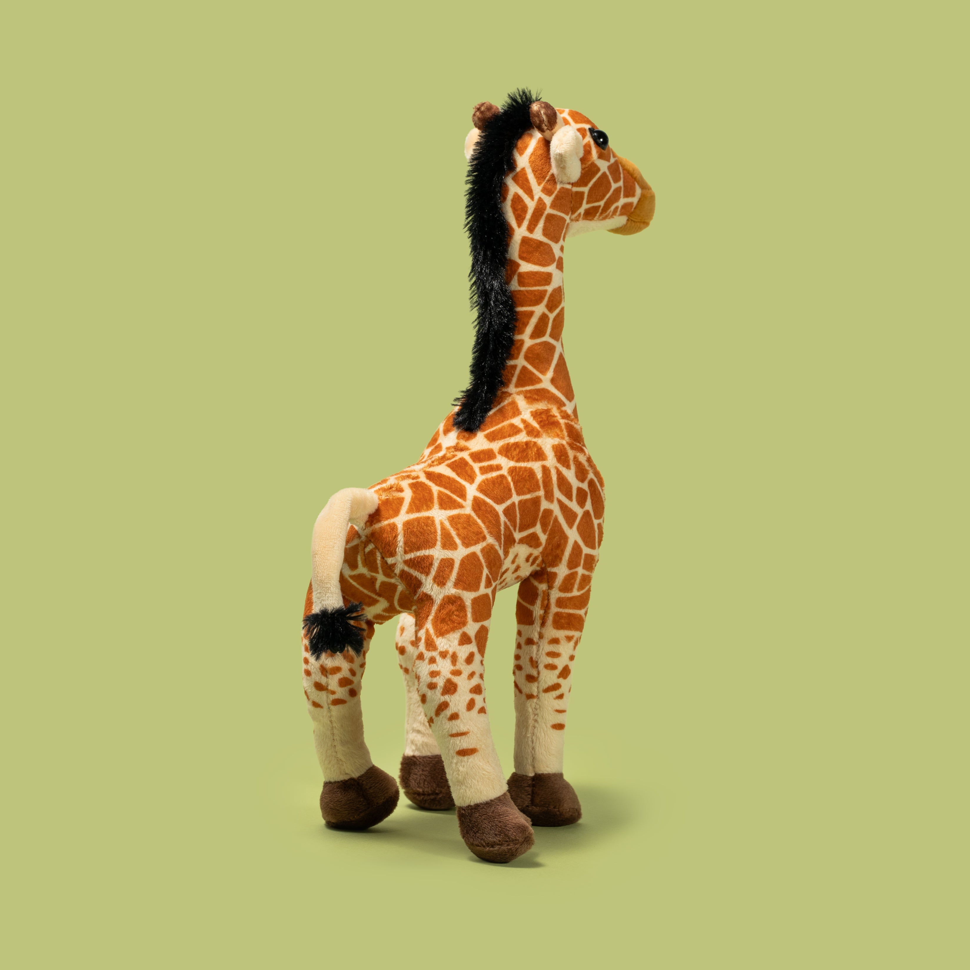 Pluszak żyrafa dla dzieci od Wild Planet miękka zabawka w realistycznym wzorze
