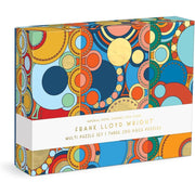 Kolorowe puzzle Frank Lloyd Wright 250 elementów od Galison z geometrycznym wzorem
