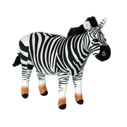 Pluszak zebra dla dzieci od Wild Planet miękka czarno-biała zabawka pluszowa