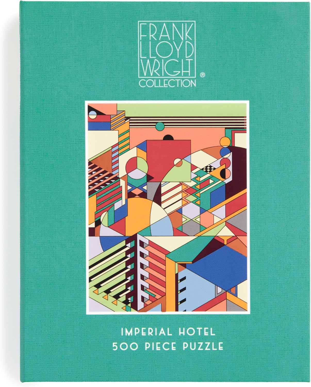 Puzzle Frank Lloyd Wright 500 elementów z abstrakcyjnym wzorem Imperial Hotel od Galison