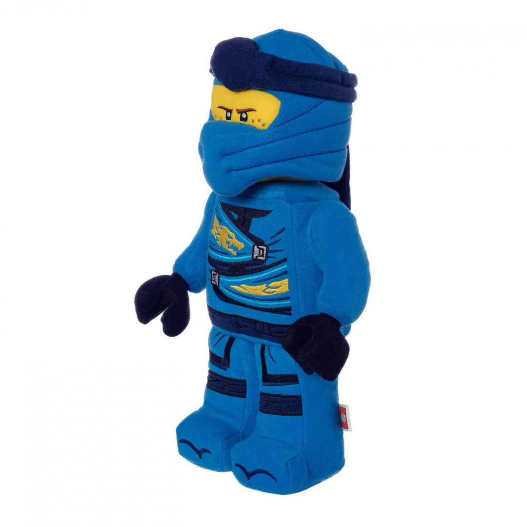 Pluszak LEGO Ninjago Jay w niebieskim stroju ninja z wyhaftowanymi detalami