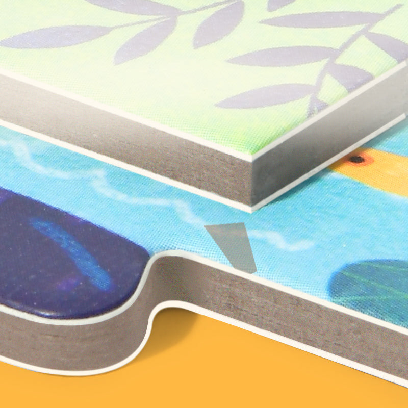 Puzzle dla dzieci w walizce z kolorowymi elementami wykonane z trwałego materiału marki mideer