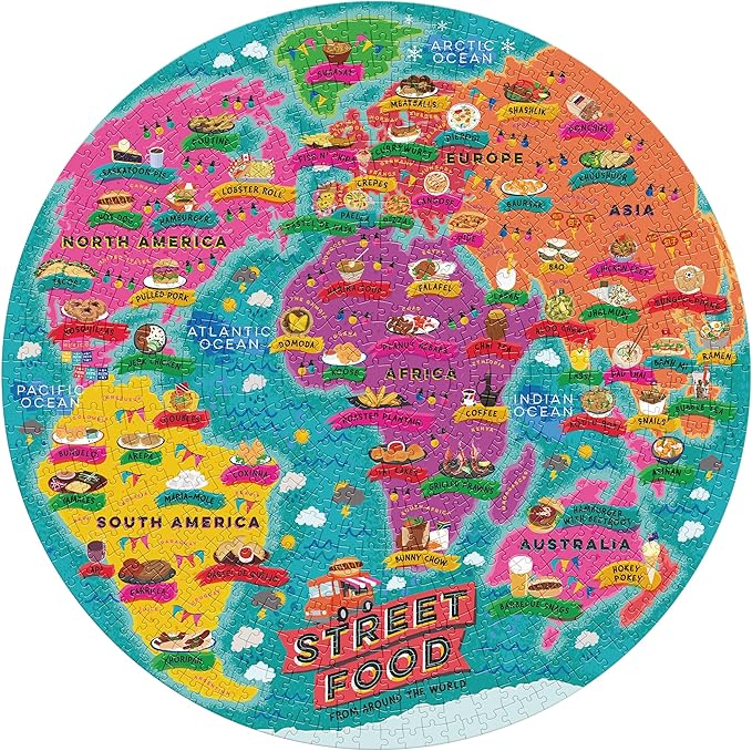 Rompecabezas de Ridley's - Amante de la comida callejera (1000 piezas)