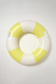 LOQI koło do pływania dla dorosłych w kolorze białym i żółtym z uchwytami