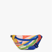 Kolorowa nerka Frank Lloyd Wright od Yamann z niebieskim zamkiem i regulowanym paskiem