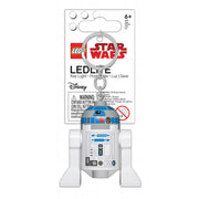 Brelok z latarką LEGO Star Wars R2D2 w kształcie robota z serii Star Wars