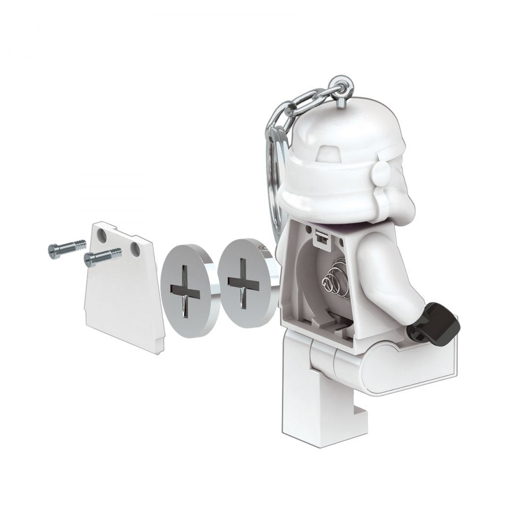 Brelok LEGO Star Wars Stormtrooper z otwartym korpusem i metalowym łańcuszkiem