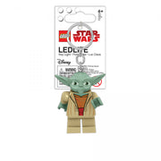 Lego Star Wars brelok z latarką Yoda w stylu minifigurki do kluczy