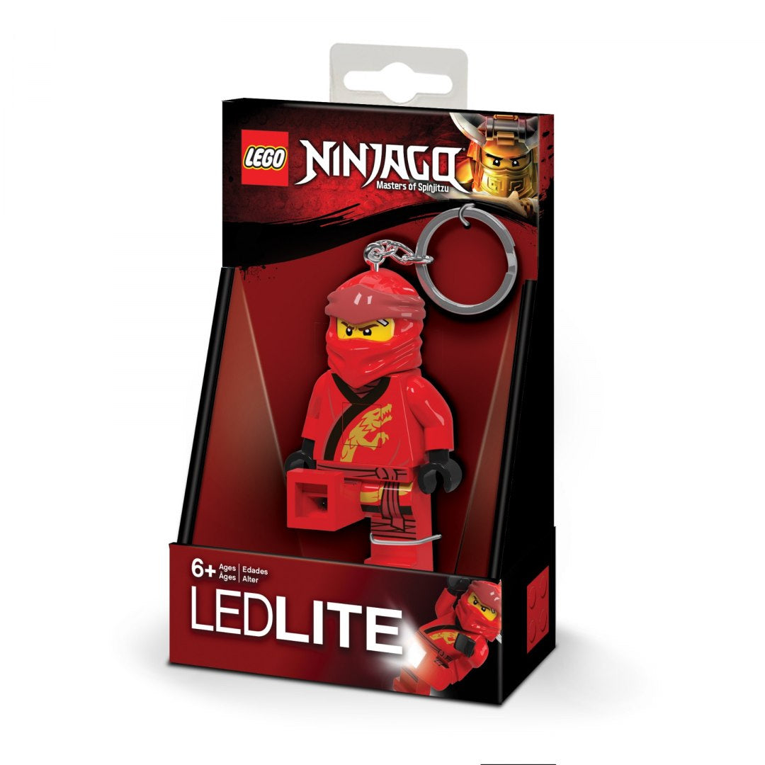 BRELOK LEGO NINJAGO LEDLITE czerwony ninja z latarką dla fanów serii