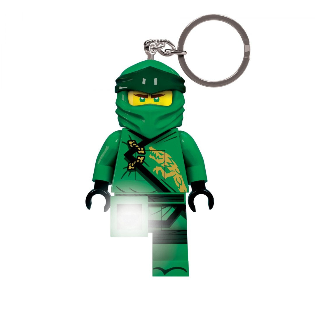 MOB brelok z latarką LEGO Ninjago w kształcie zielonego wojownika ninja