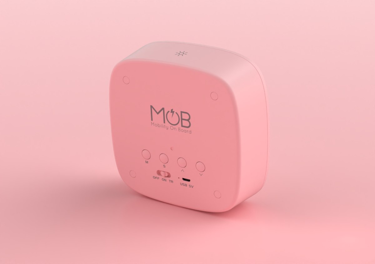 Różowy budzik dla dzieci z lampką z funkcją budzenia od WABOBA AB