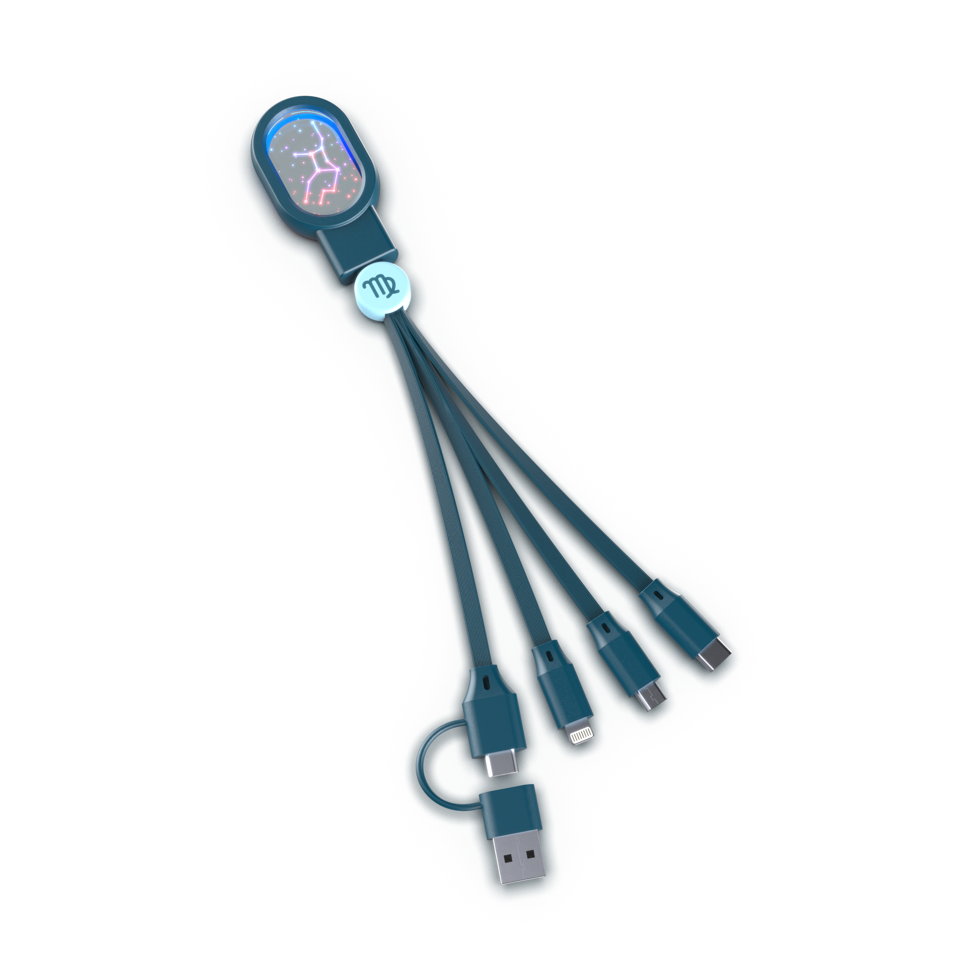 Wielofunkcyjny kabel 5 w 1 do ładowania z różnymi końcówkami USB od WABOBA AB