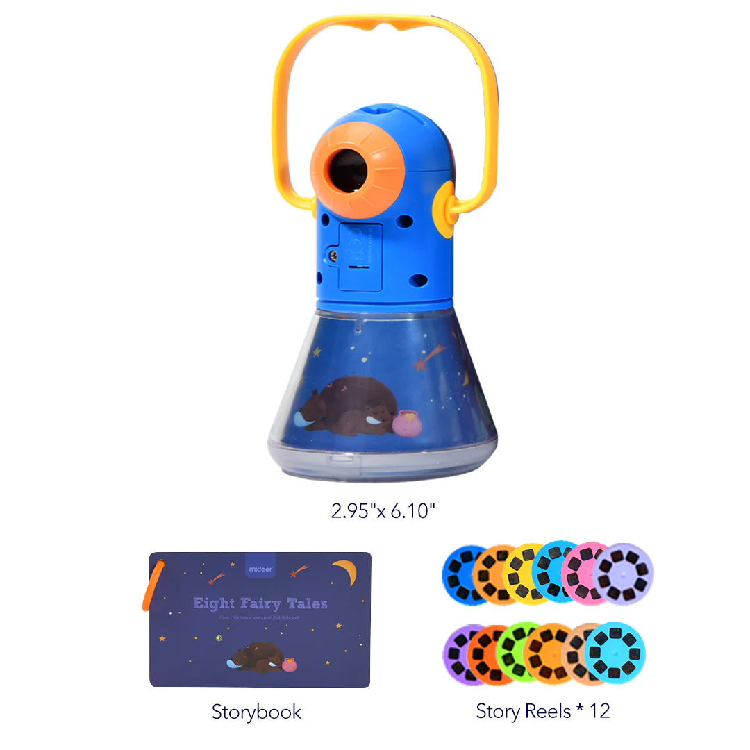Proyector multifuncional y lámpara de mesa – 12 cuentos de hadas