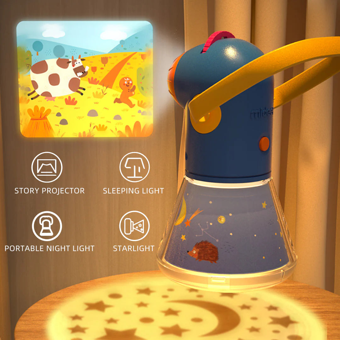 Proyector multifuncional y lámpara de mesa – 12 cuentos de hadas