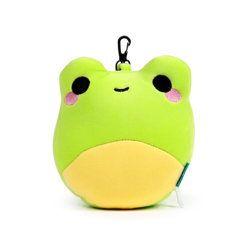 Poduszka podróżna i maska na oczy Relaxeazzz Adoramals – Silas żaba