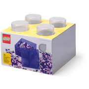 LEGO® Brick 4 Container with Lid (Clear)