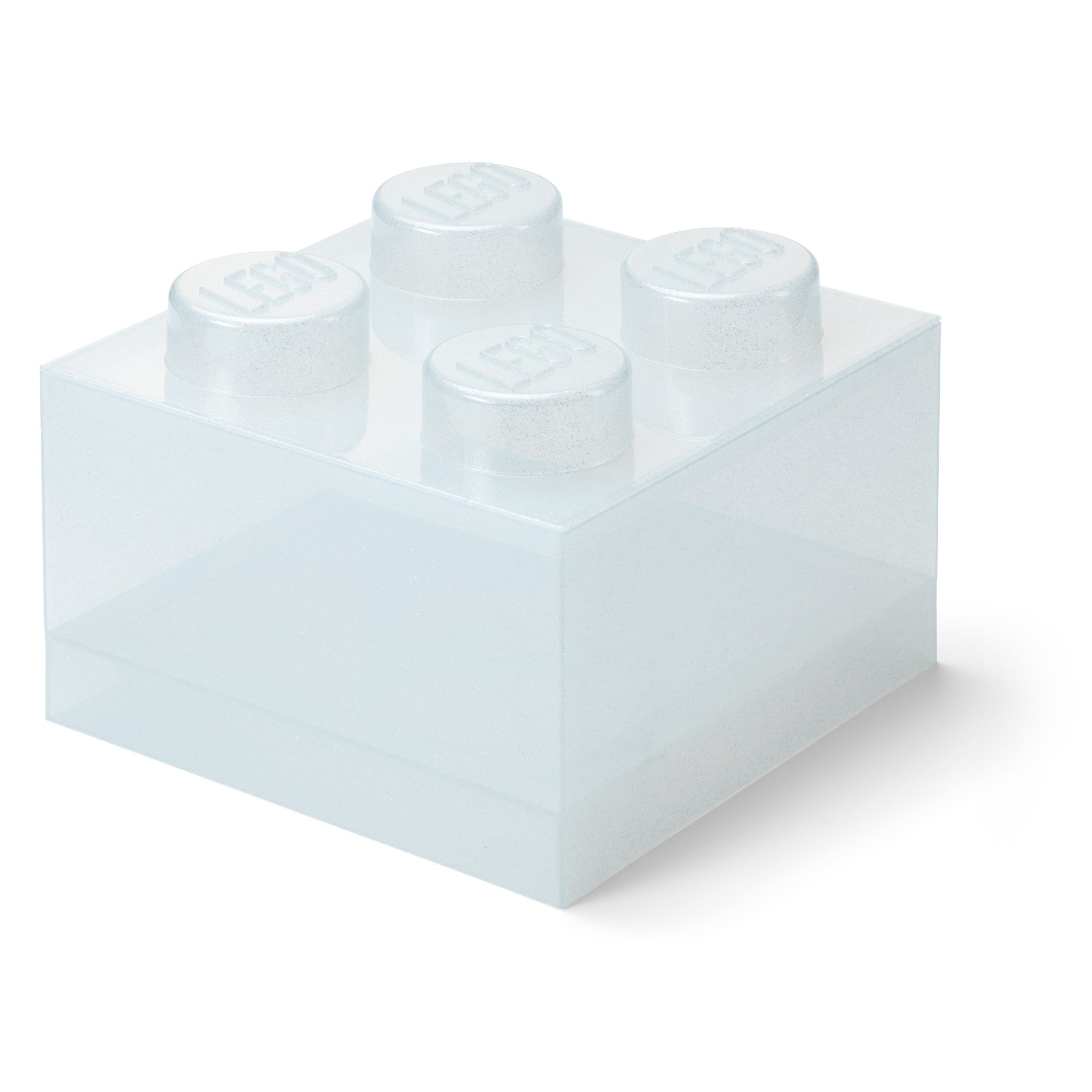 LEGO® Brick 4 Container with Lid (Clear)