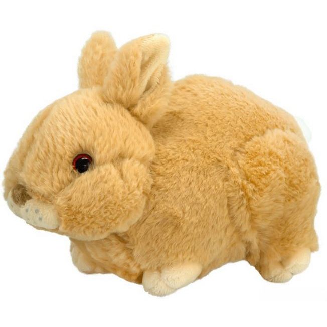 Miękki pluszak króliczek Wild Planet w jasnobrązowym kolorze idealny na prezent dla dzieci