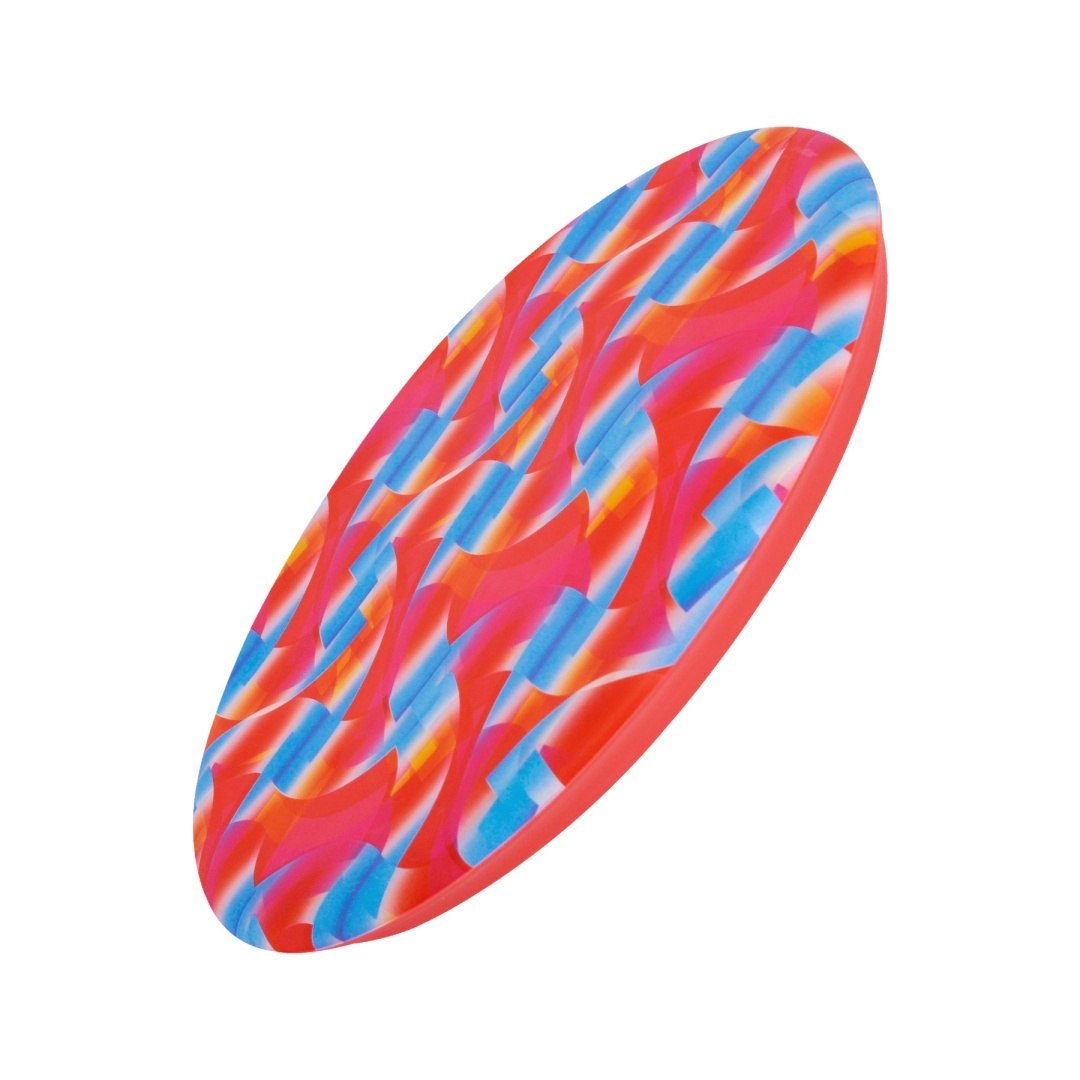 Kolorowy frisbee Waboba Wingman Pro z dynamicznym wzorem i aerodynamicznym kształtem