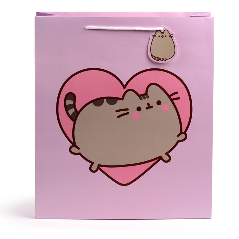 Pusheen the Cat Gift Bag – Heart (XL)