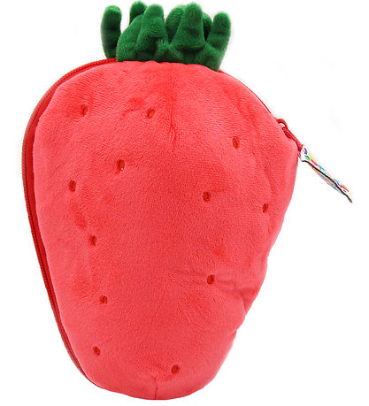 Pluszak sowa truskawka miękka czerwona zabawka na prezent od BV JACOB COMPANY