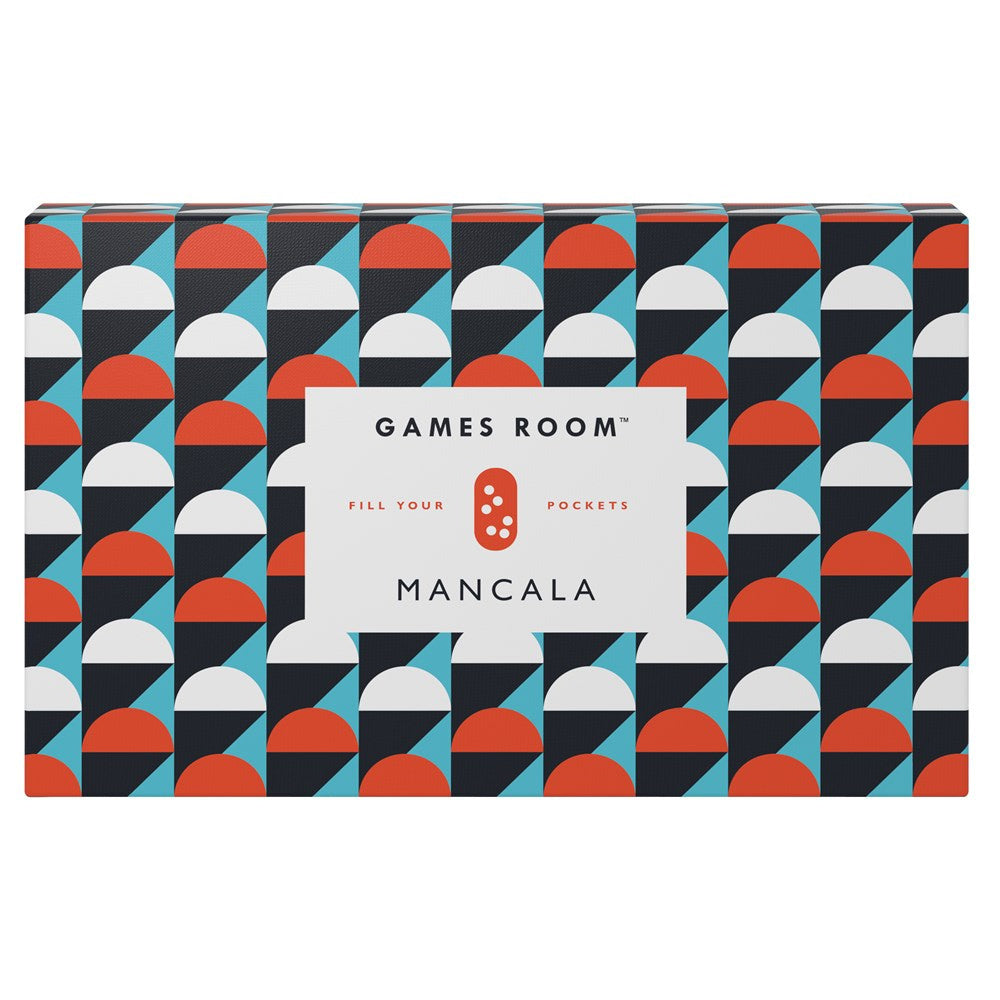 Gra mancala z wzorzystym opakowaniem w geometryczne kształty od BV JACOB COMPANY