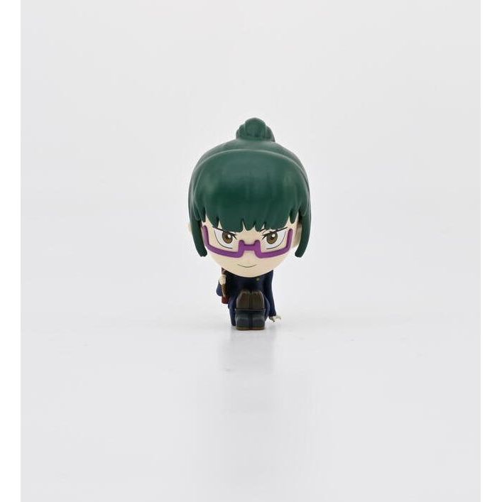 Figurka bobble head Jujutsu Kaisen z zielonymi włosami i fioletowymi okularami