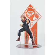 Figurka Yuji Itadori Jujutsu Kaisen wykonana z przezroczystego akrylu z detalami kolorystycznymi