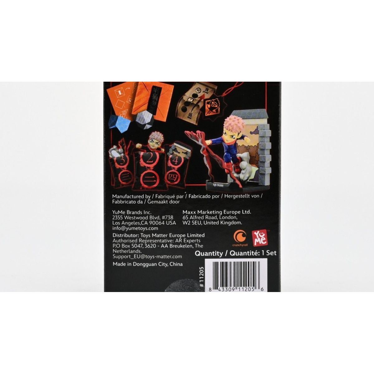 Pakiet Jujutsu Kaisen kapsuła niespodzianka z elementami kolekcjonerskimi i instrukcjami