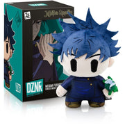 Pluszowa figurka Jujutsu Kaisen Megumi Fushiguro od Yu Me Toys z niebieskimi włosami i zieloną maskotką