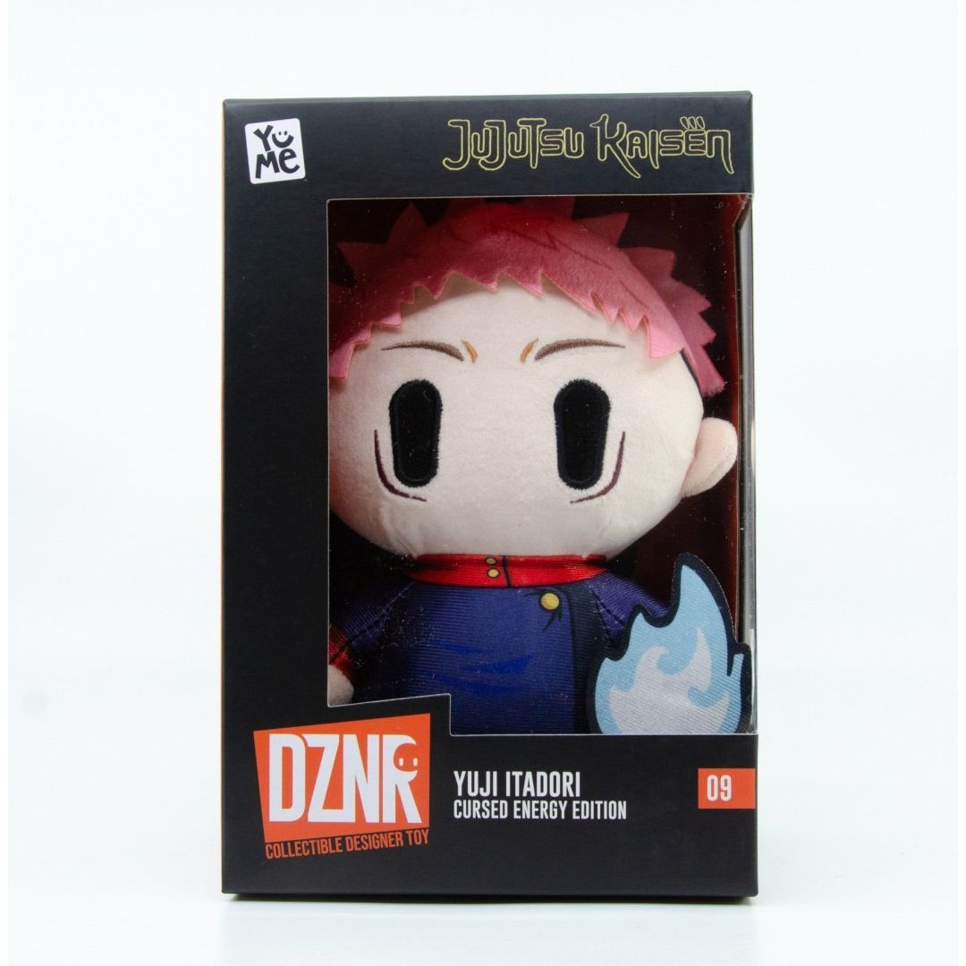 Pluszowa figurka Jujutsu Kaisen Yuji Itadori w czarnym opakowaniu Yu Me Toys