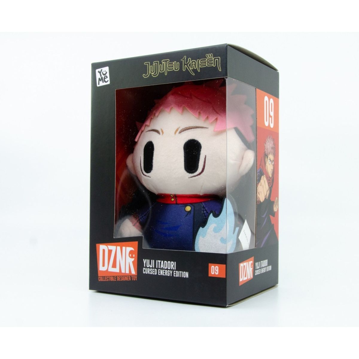 Pluszowa figurka Jujutsu Kaisen Yuji Itadori w edycji Cursed Energy w oryginalnym opakowaniu Yu Me Toys
