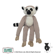 Pluszak lemur Wild Planet miękki i realistyczny zabawka pluszowa z długimi kończynami