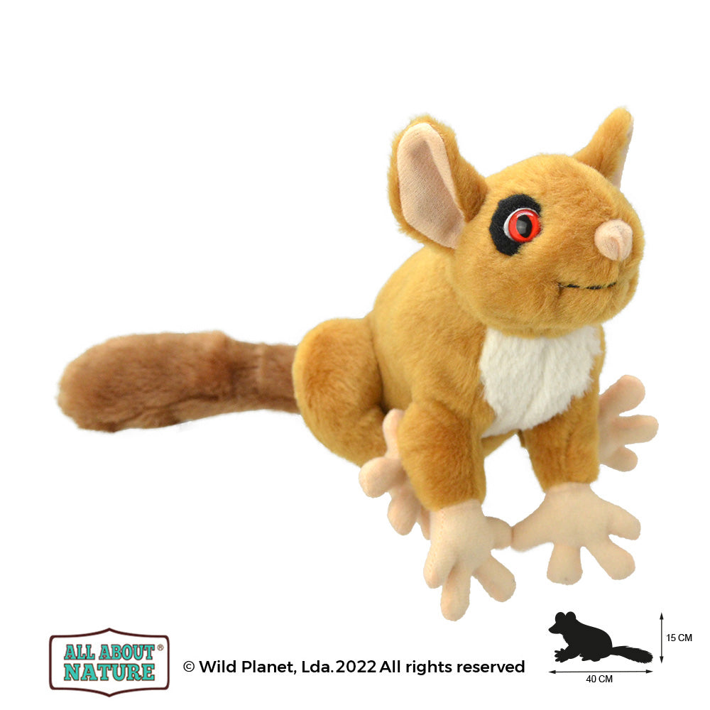 Pluszak galago Wild Planet miękki pluszowy zwierzak z długim ogonem i dużymi oczami