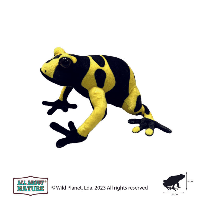 Pluszak drzewołaz żółto-czarny Wild Planet miękka i realistyczna maskotka