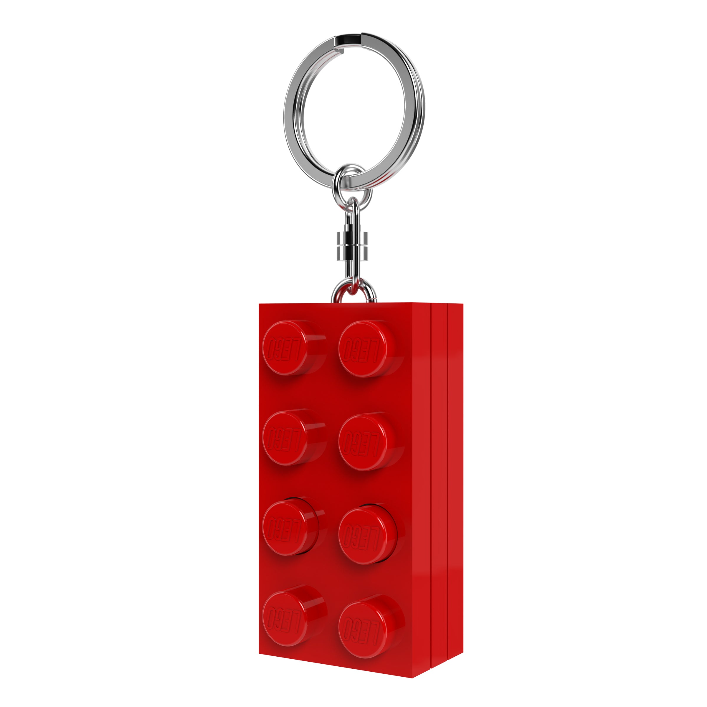 Brelok z latarką LEGO® – czerwony klocek LEGO® 2x4