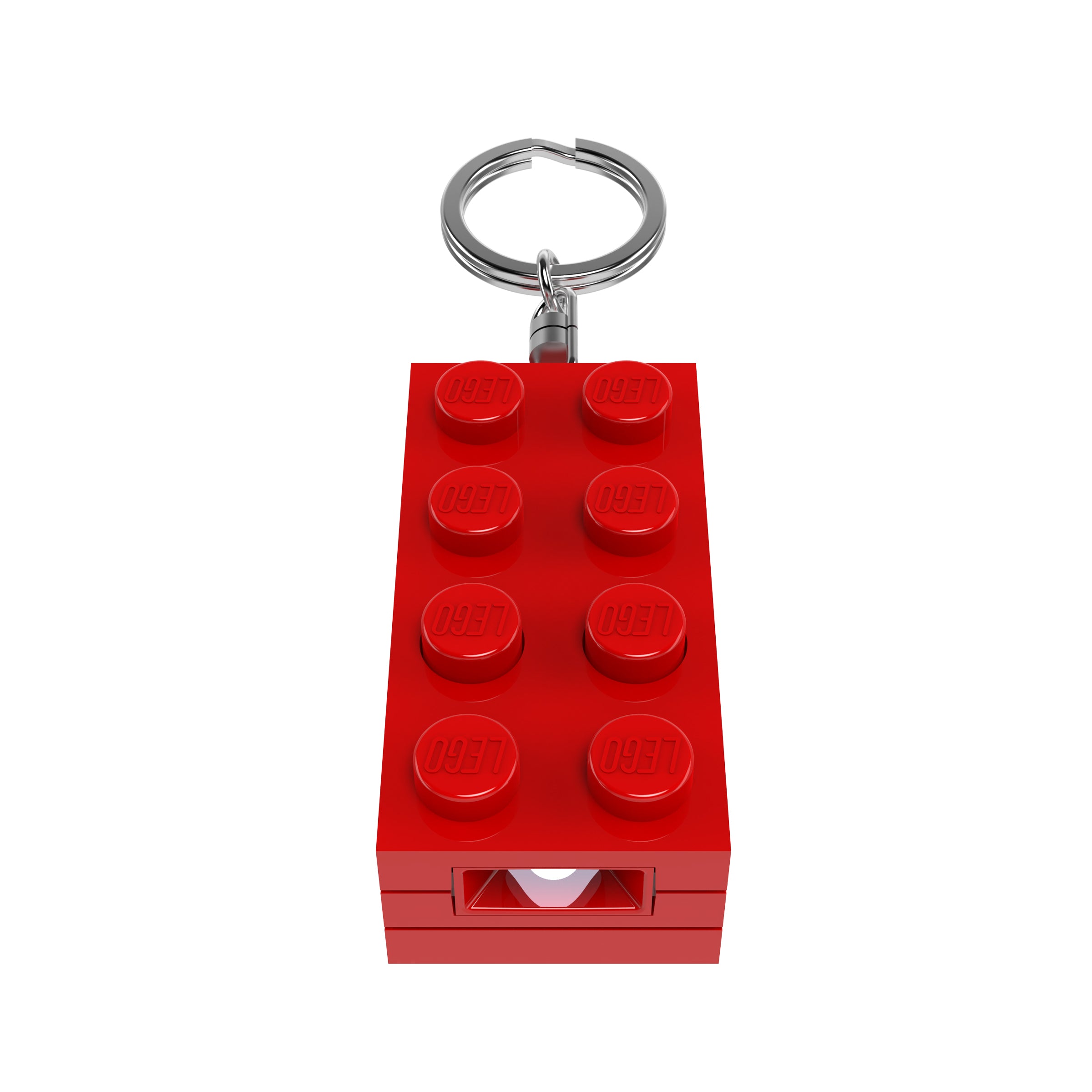 Brelok z latarką LEGO® – czerwony klocek LEGO® 2x4