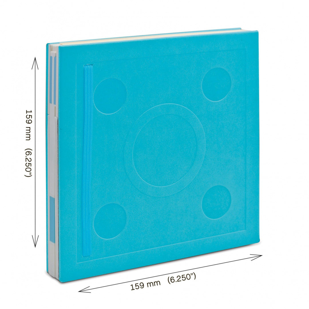 Niebieski notatnik LEGO z długopisem o wymiarach 159x159 mm od BV JACOB COMPANY