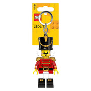 MOB brelok z latarką LEGO Dziadek do orzechów w kształcie figurki żołnierza z czerwonym mundurem