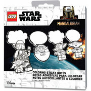 Samoprzylepne karteczki LEGO Star Wars do kolorowania z postaciami z serialu Mandalorian