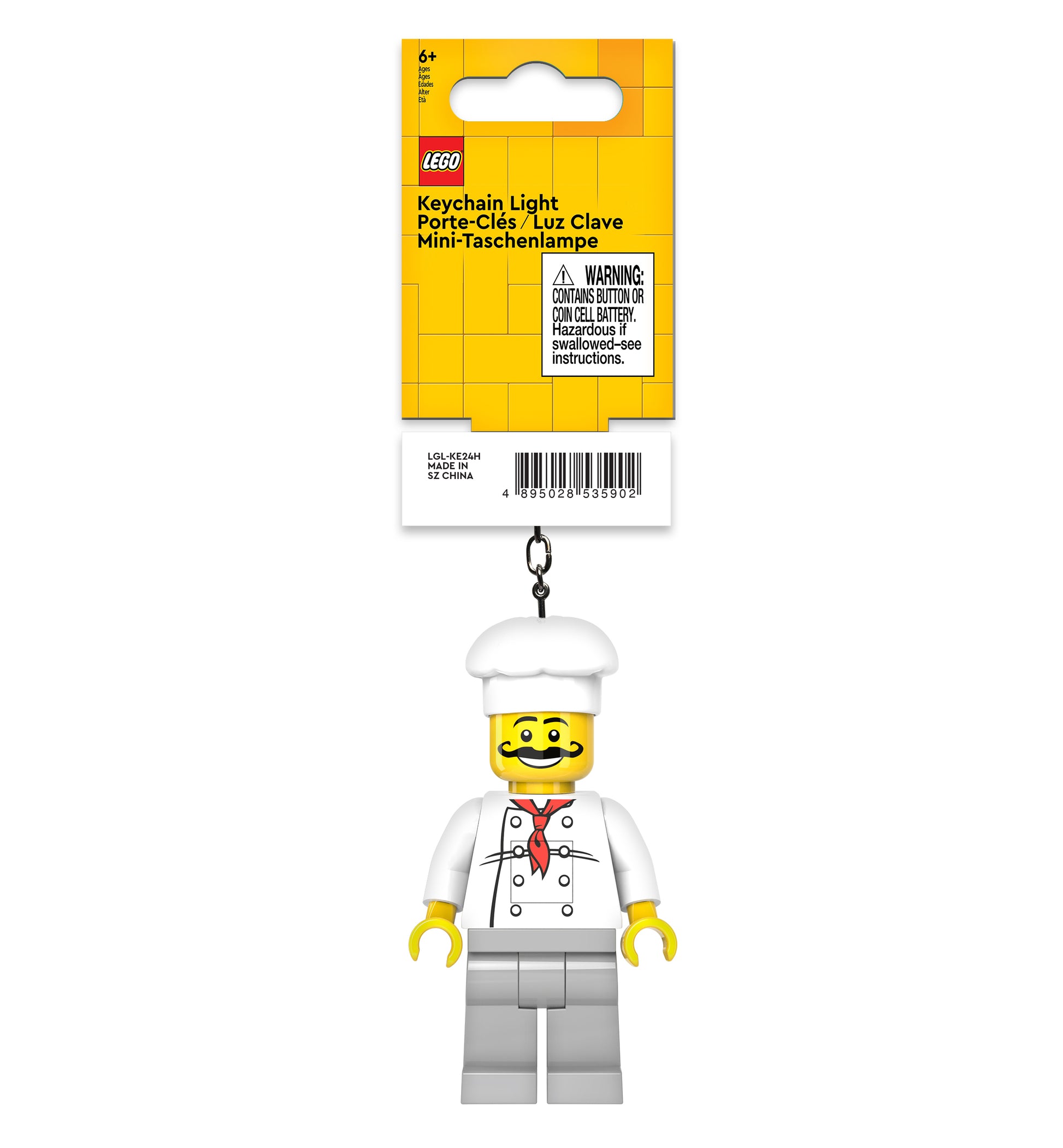 Brelok z latarką LEGO® Minifigures™ – Kucharz
