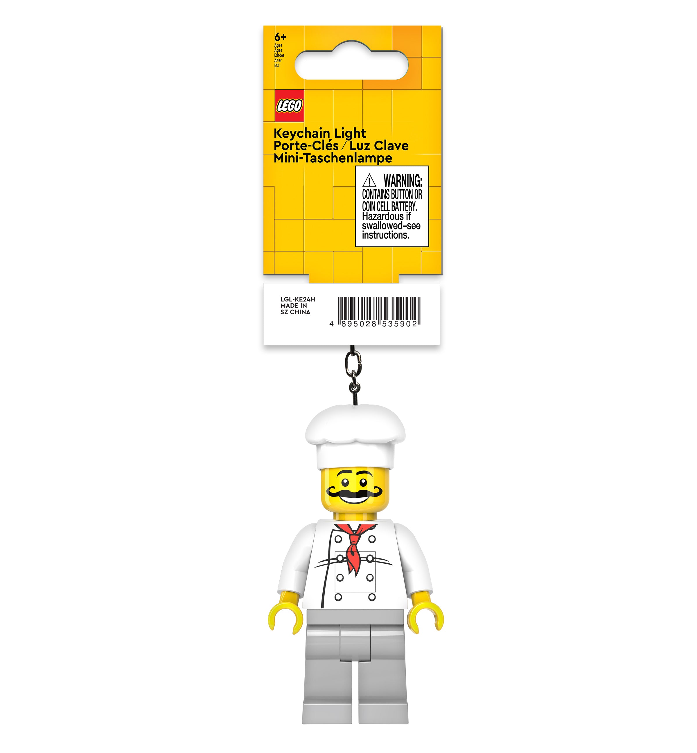 Brelok z latarką LEGO® Minifigures™ – Kucharz