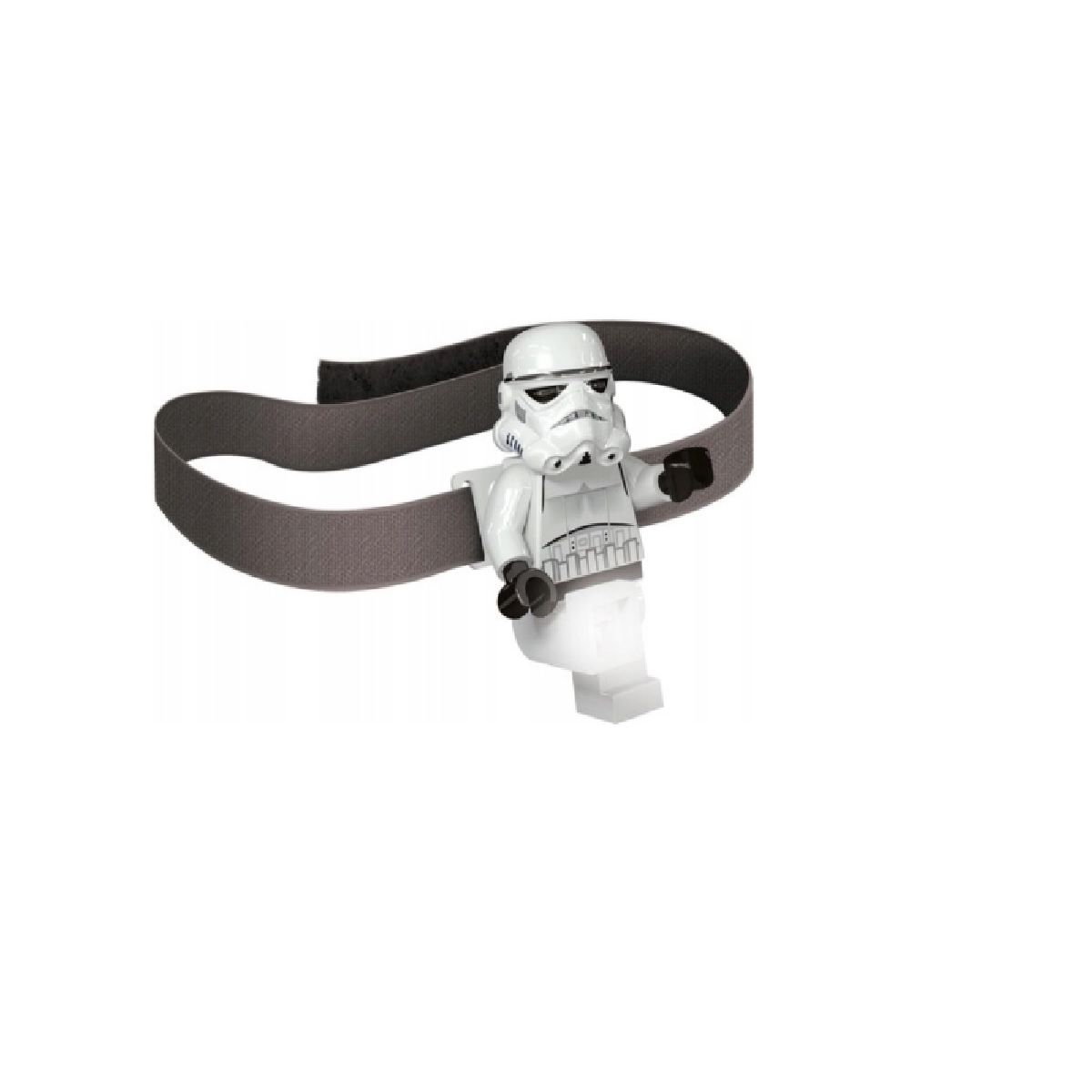 Latarka czołowa Star Wars z figurką szturmowca na elastycznym pasku od MOB