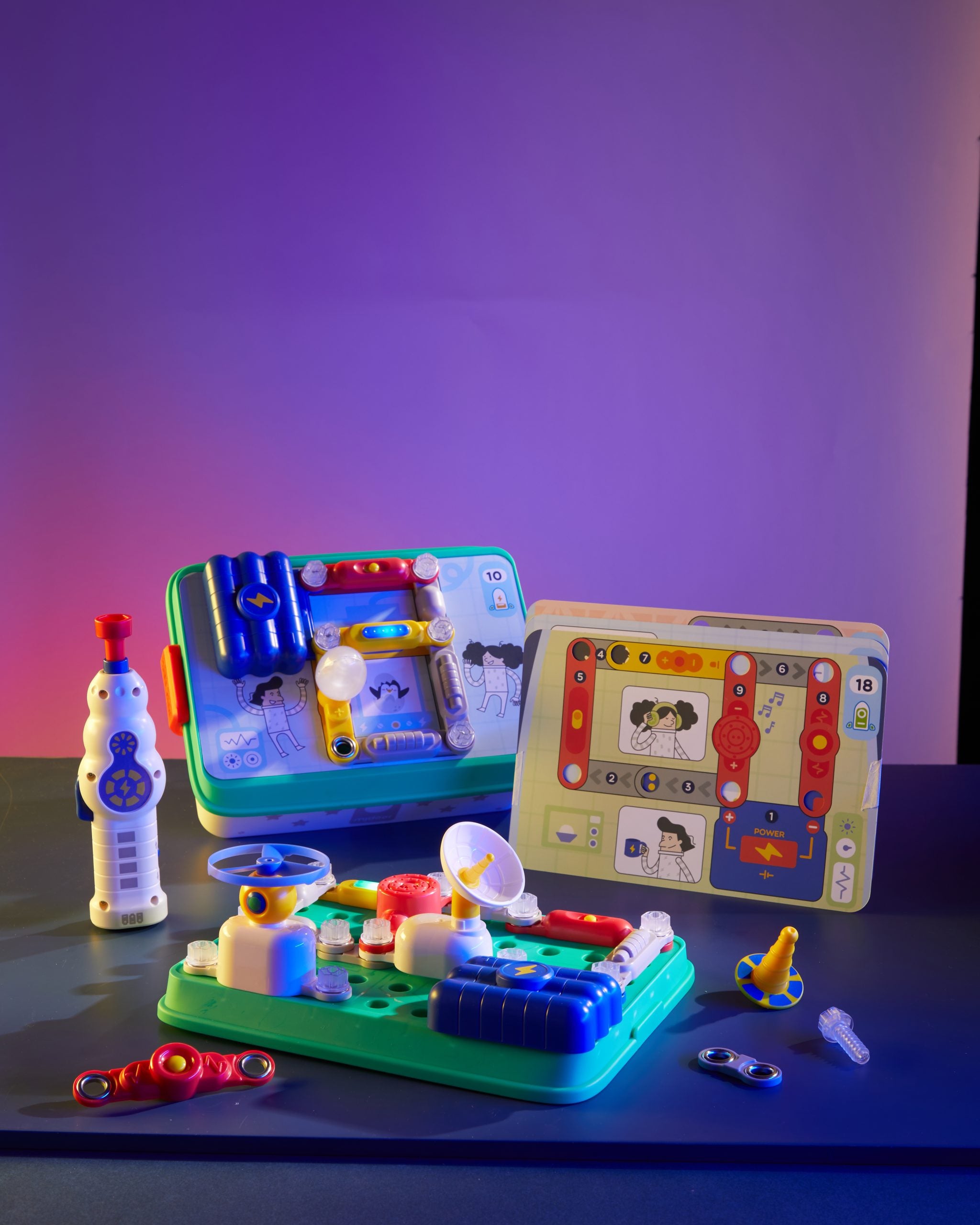 Zestaw małego inżyniera elektryka Yamann z narzędziami i modułami do nauki elektroniki dla dzieci