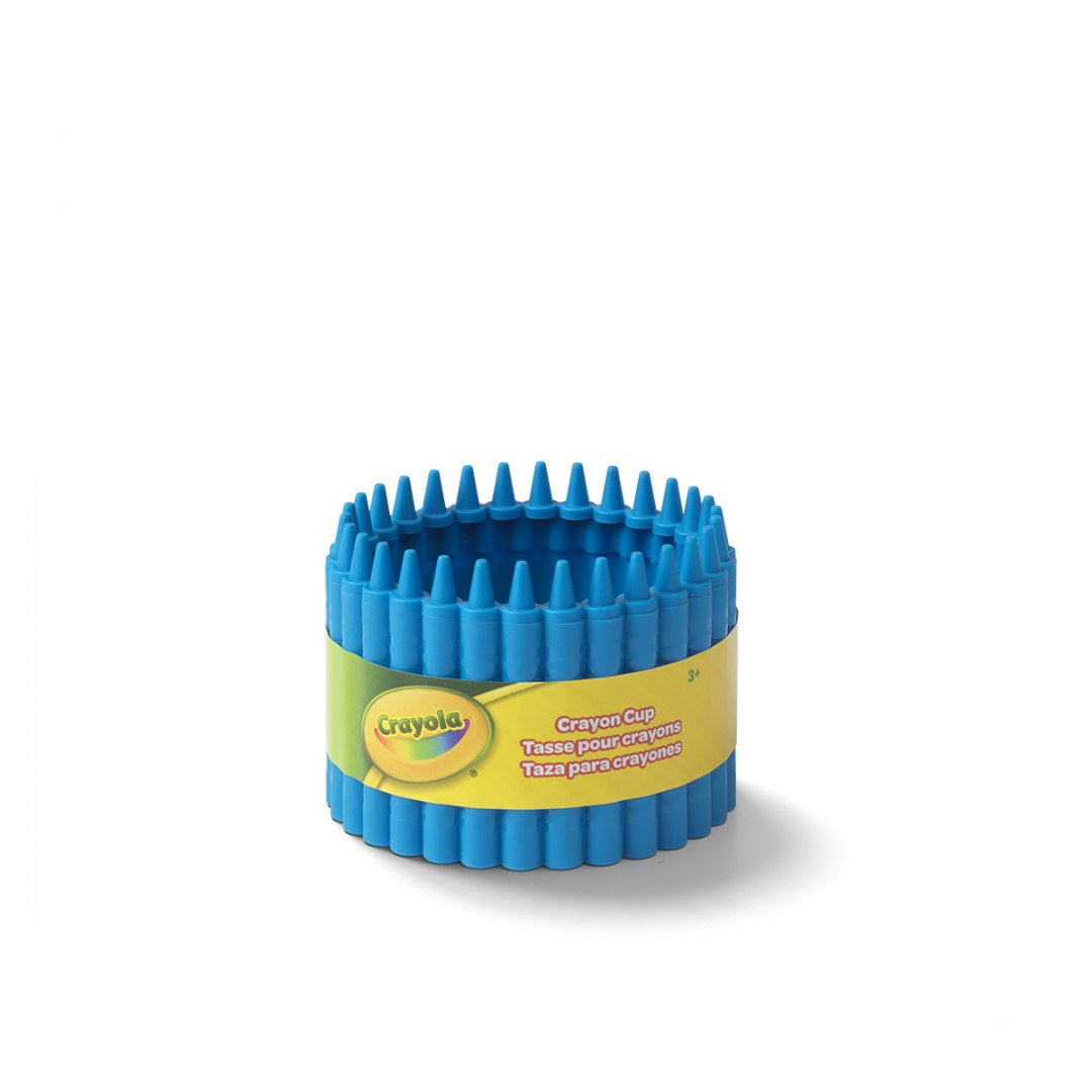 Niebieski przybornik na kredki Crayola do przechowywania i organizacji kredek